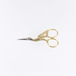 Ciseaux cigogne 9cm doré