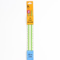 Aiguille tricot Graduée 40cm Aluminium