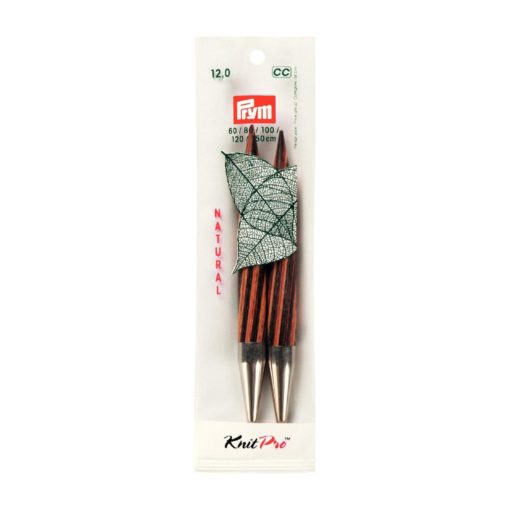 Pointe d'aiguille tricot bois natural